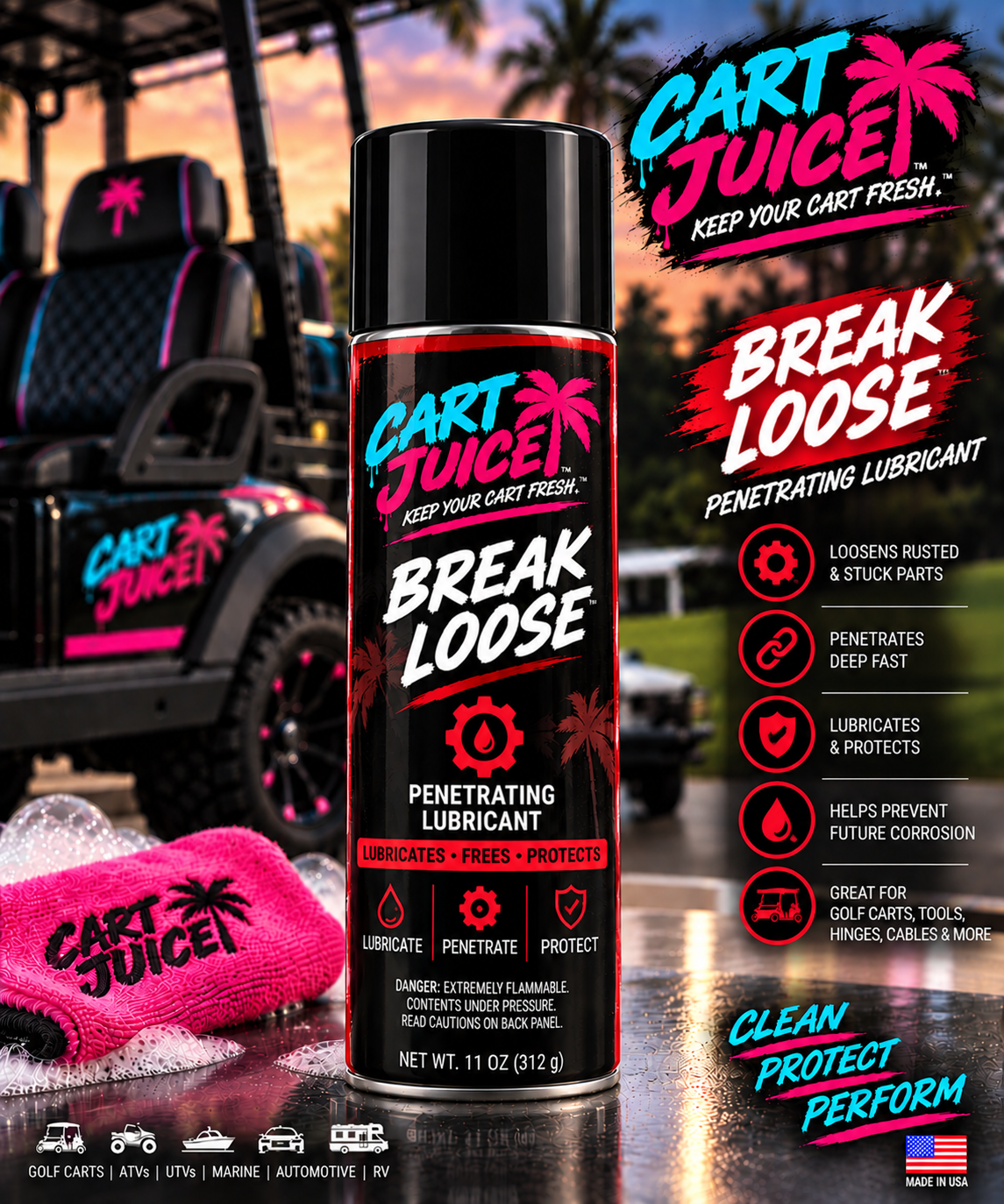 BREAK LOOSE — Penetrating Lubricant